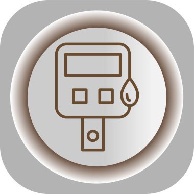 Benzersiz elektrikli ısıtıcı vektör sembol