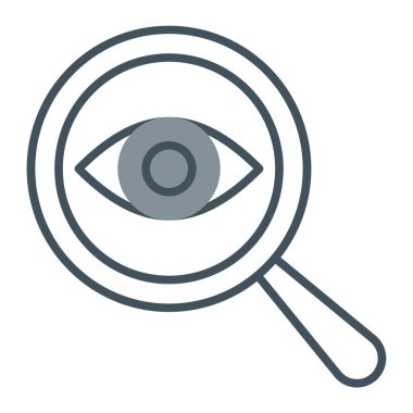 Göz simgesi vektör illüstrasyonu