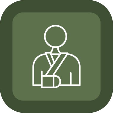 turist simgesi vektör illüstrasyonu