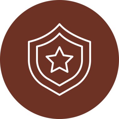 Benzersiz yıldız vektör simgesi