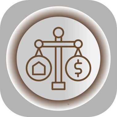 Eşsiz Denge Vektörü Kabartma Simgesi