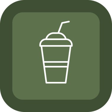 Kahve simgesinin vektör illüstrasyonu