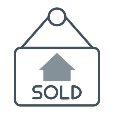 Vektör satırı simgesi sattı