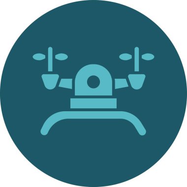 Bir helikopterin vektör illüstrasyonu