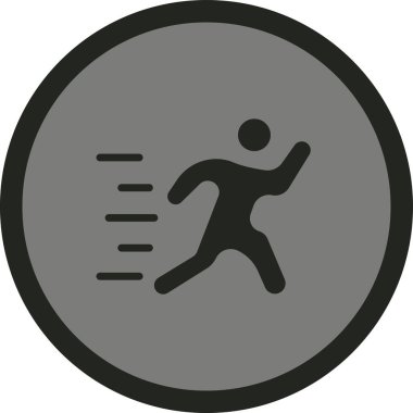 Siyah simgesi olan bir kadının vektör çizimi