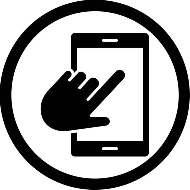 mobil simge vektör illüstrasyonu