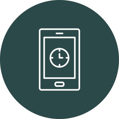 vektör telefon simgesi çizimi