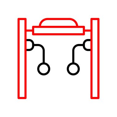 Modern b 'nin vektör illüstrasyonu eksik simgesi