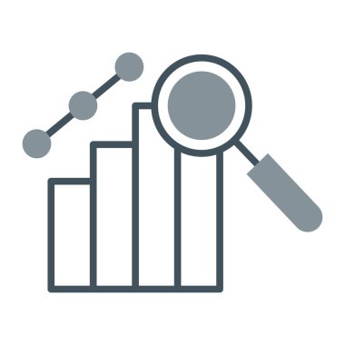 analiz çizelgesi vektör simgesi