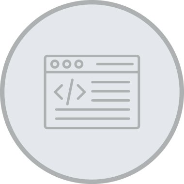 Tarayıcı web tarayıcı simgesi ana hat biçiminde