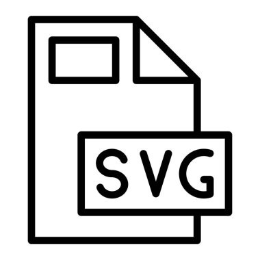 vls dosya biçimi simgesi ana hat biçiminde