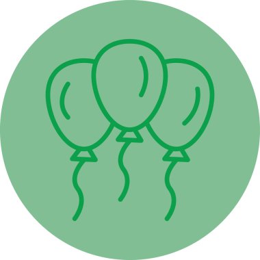 Balon simge vektör çizim