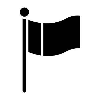 bayrak ikonu vektör illüstrasyonu