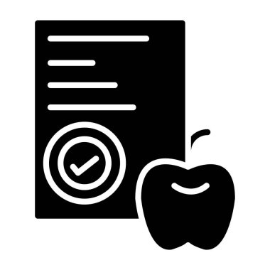 kontrol listesi simgesi, vektör illüstrasyonu