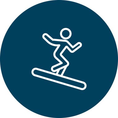 Kayak simge vektör çizim