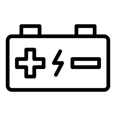 pil yükleme ikonu vektör çizimi