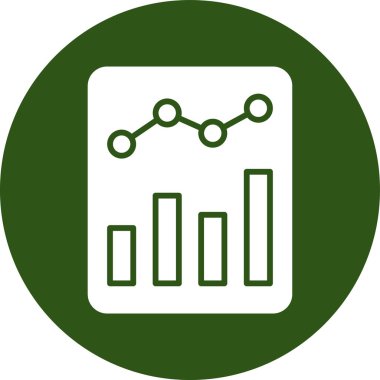 Çizelge. Web simgesi basit illüstrasyon