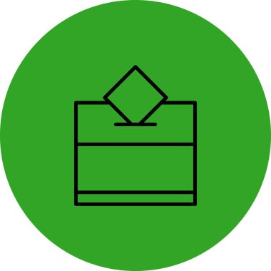 Kutu Simgesinin Vektör illüstrasyonu