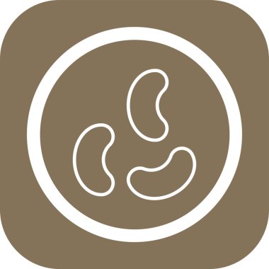 Böbrek simge vektör çizim