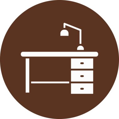 Masa simgesi, vektör illüstrasyonu