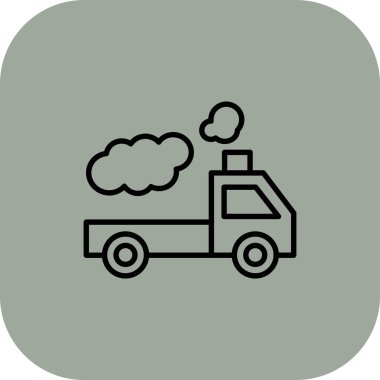 vektör araba simgesi, vektör illüstrasyonu