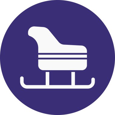 Sandalye. Web simgesi basit illüstrasyon