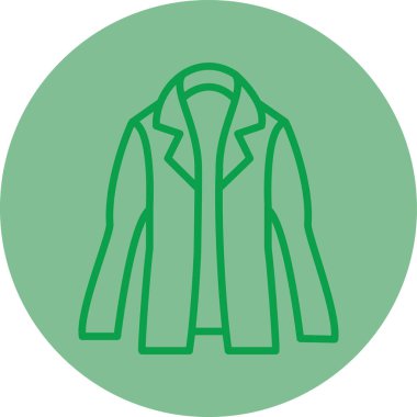 Bir erkeğin ceketinin vektör çizimi