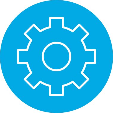 Teçhizat Web simgesi basit illüstrasyon