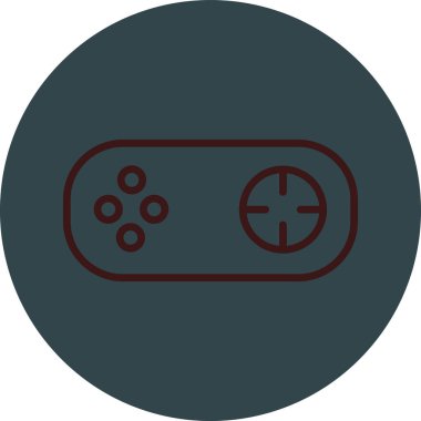 Uzaktan Denetim simgesi, vektör illüstrasyonu