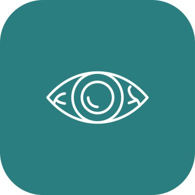 Göz simgesi, vektör illüstrasyonu