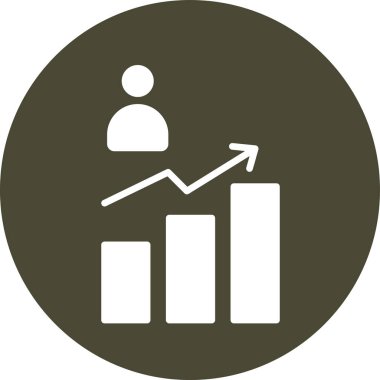 İş ve finans simgesinin vektör illüstrasyonu