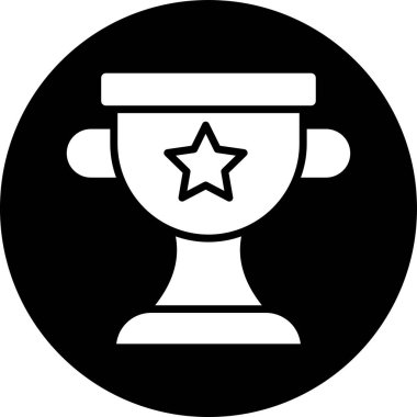 Ödül kupası simgesi taslak biçiminde