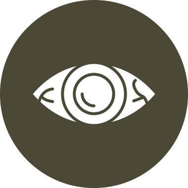 vektör çizim modern b eksikliği simge göz