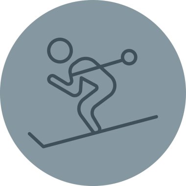 Kayak simge vektör çizim