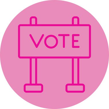 oy vektörü simgesi modern simgesi