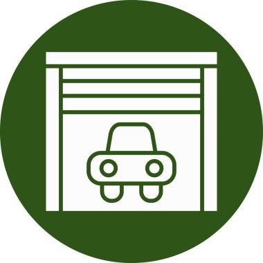 araba simgesi, vektör illüstrasyonu