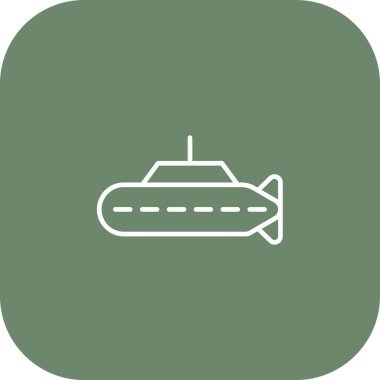 Denizaltı simge vektör çizim