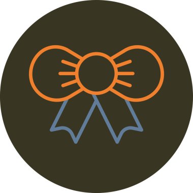 Rozet simgesi, vektör illüstrasyonu