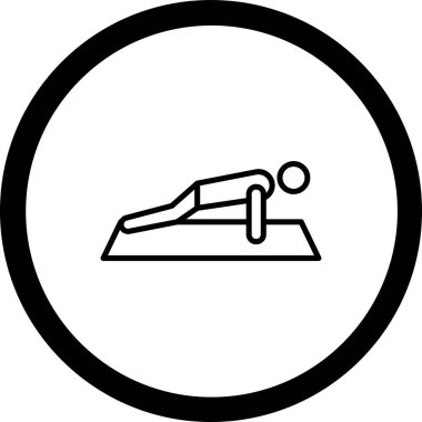 Spor salonundaki bir adamın vektör çizimi