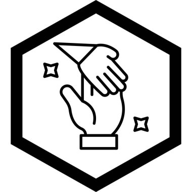 kupa simgesi vektör illüstrasyonu