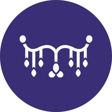 Güzel bir simgenin vektör illüstrasyonu