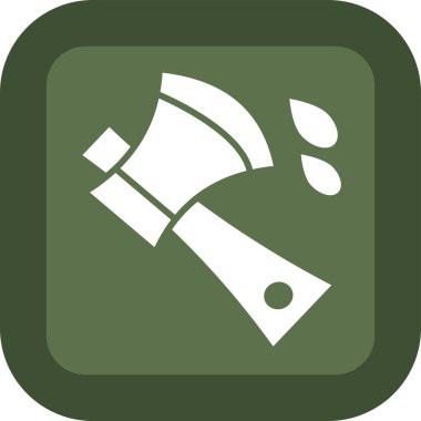 fırça. Web simgesi basit illüstrasyon