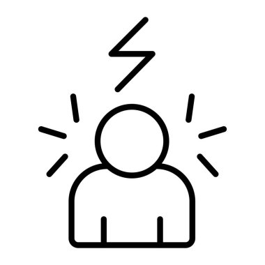 Fikir satırı vektör simgesi