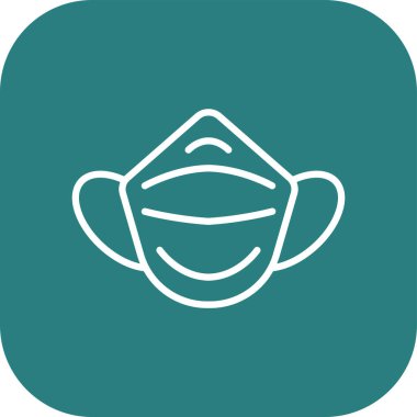 Güzel Çay Kadehi Çizgisi Vektör Simgesi