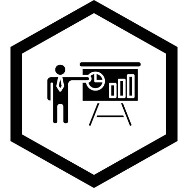 iş simgesi vektör illüstrasyonu