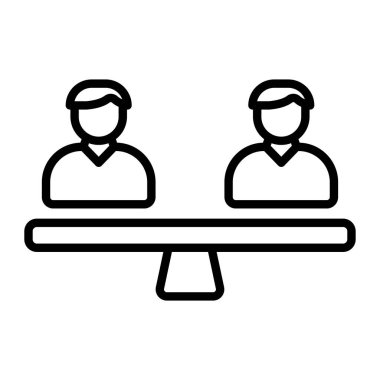 İnsan simgesinin vektör illüstrasyonu