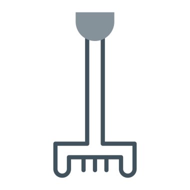 tornavida simgesi. İnce çizgi tarzı. vektör illüstrasyonu.