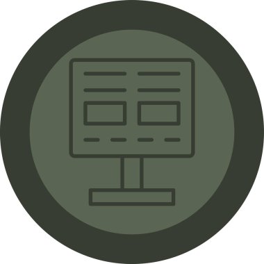 seo modern simgesinin vektör illüstrasyonu