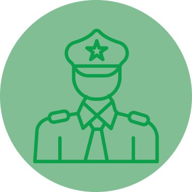 asker simgesi, vektör illüstrasyonu