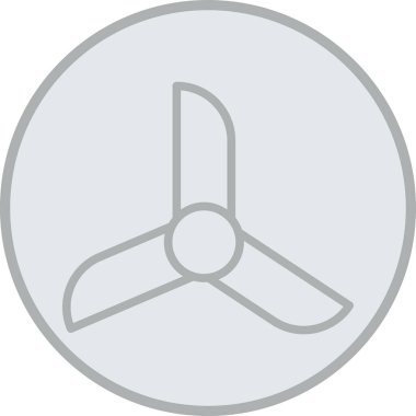 Klima simgesinin vektör illüstrasyonu